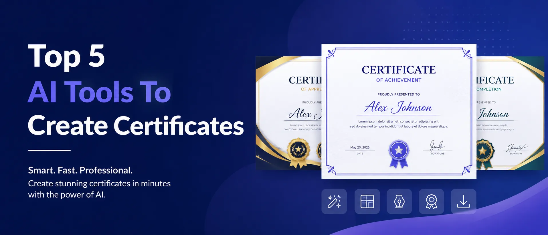Top 5 AI Tools To Create Certificates